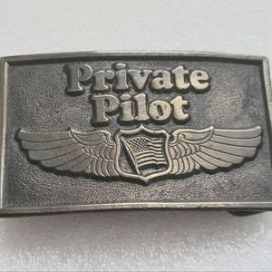 Private pilot Lewis Belt buckle